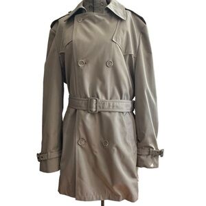 VTG LONDON FOG SHORT LINED TRENCH COAT SIZE 42